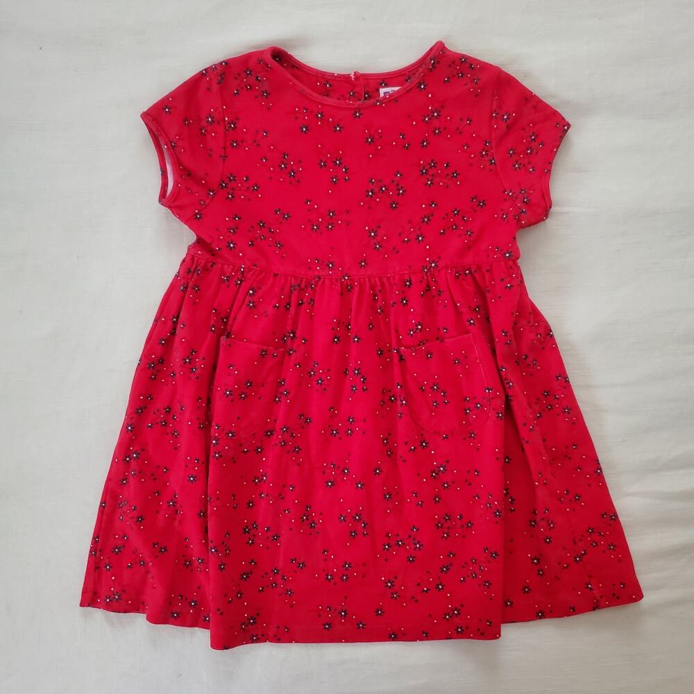 Vintage 90s Floral Comfy Cotton Dress kids 6